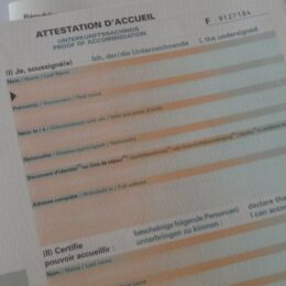 Attestation d’accueil