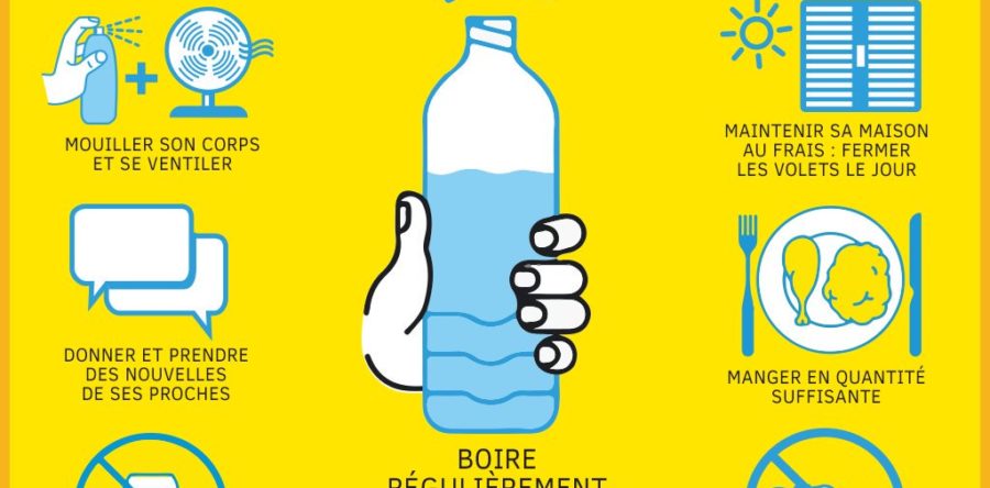 Canicule et fortes chaleurs : Adoptez les bons réflexes !