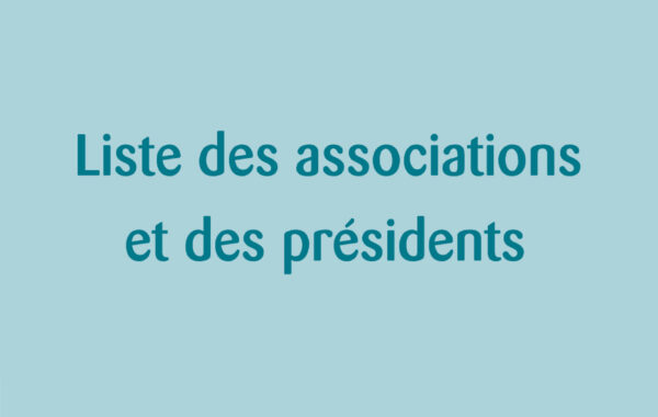 > ASSOCIATIONS (LISTE)
